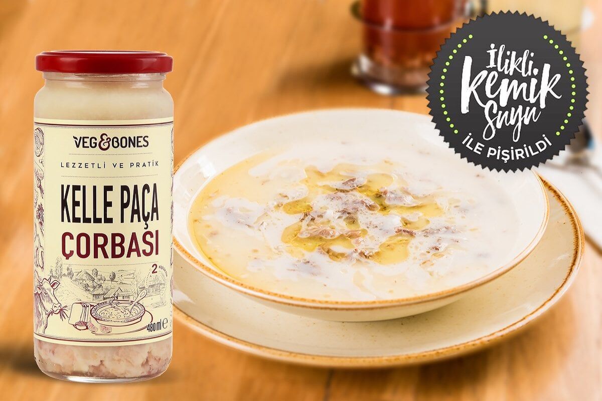 Veg&Bones Kellepaça Çorbası 480 ml