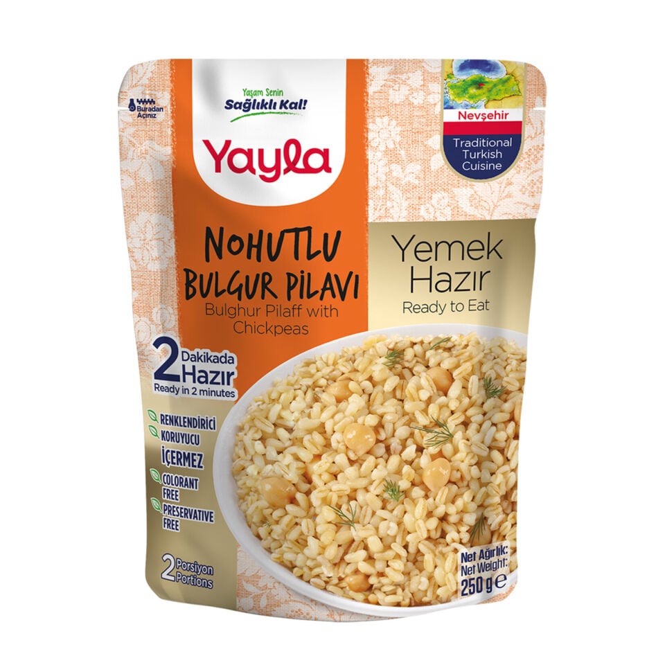 Yayla Hazır Nohutlu Bulgur Pilavı 250 gr