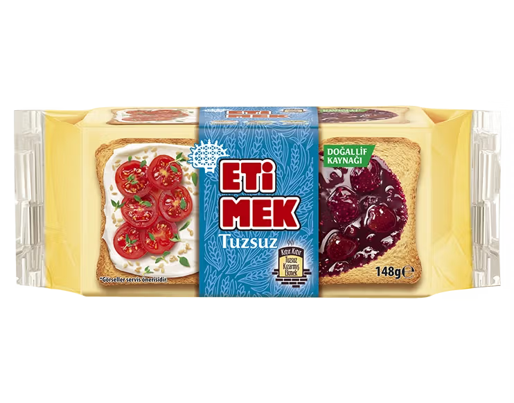 Eti Etimek Tuzsuz Kızarmış Ekmek 148 g