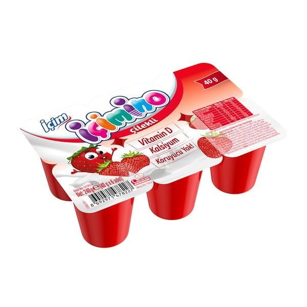 İçim İçimino Çilekli Büyüme Küpü 6x40 gr