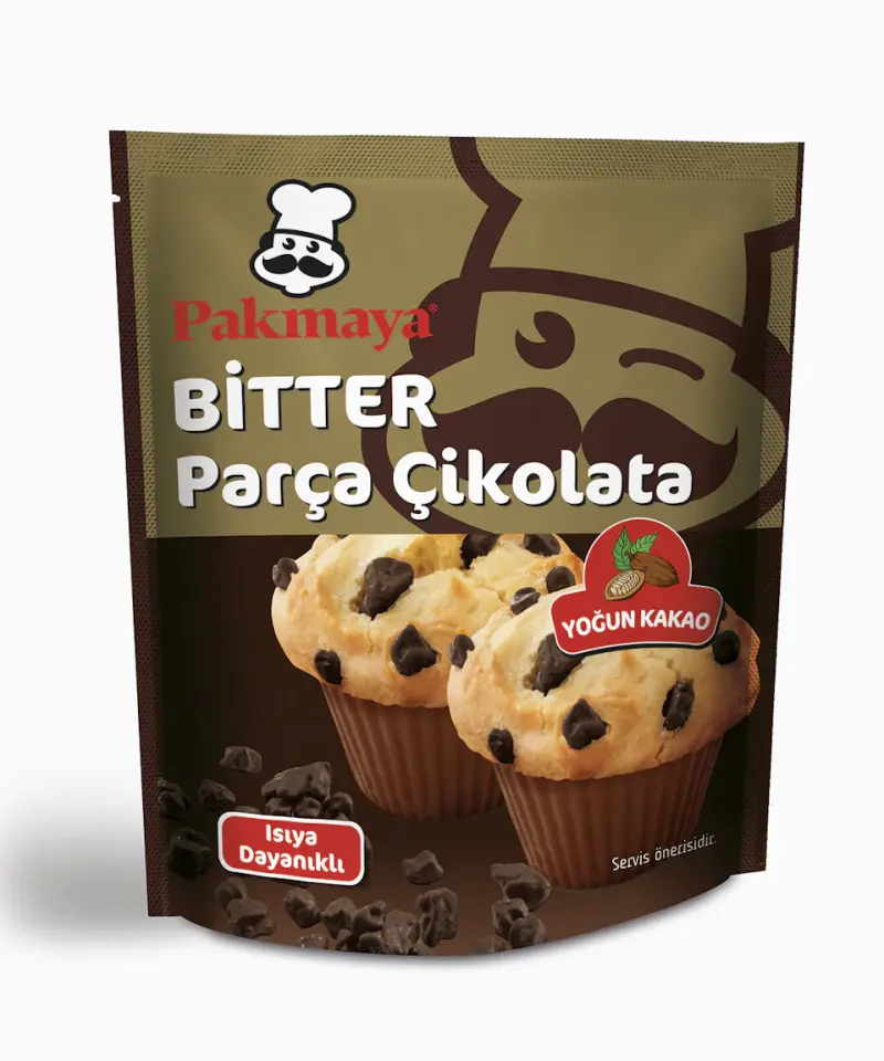 Pakmaya Bitter Parça Çikolata 70 gr