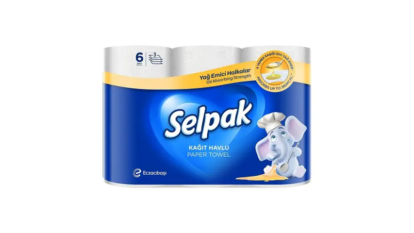 SELPAK YAĞ EMİCİ HAVLU 6 LI