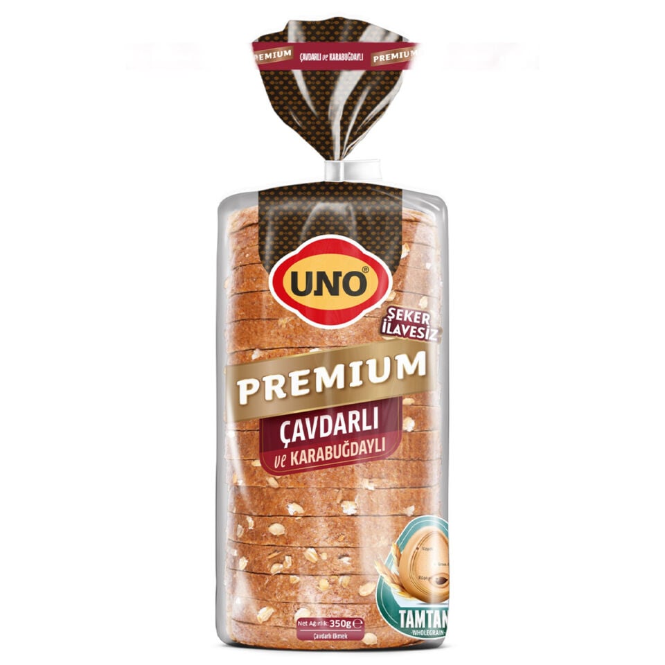 Uno Premium Çavdarlı & Karabuğdaylı Ekmek 350 gr