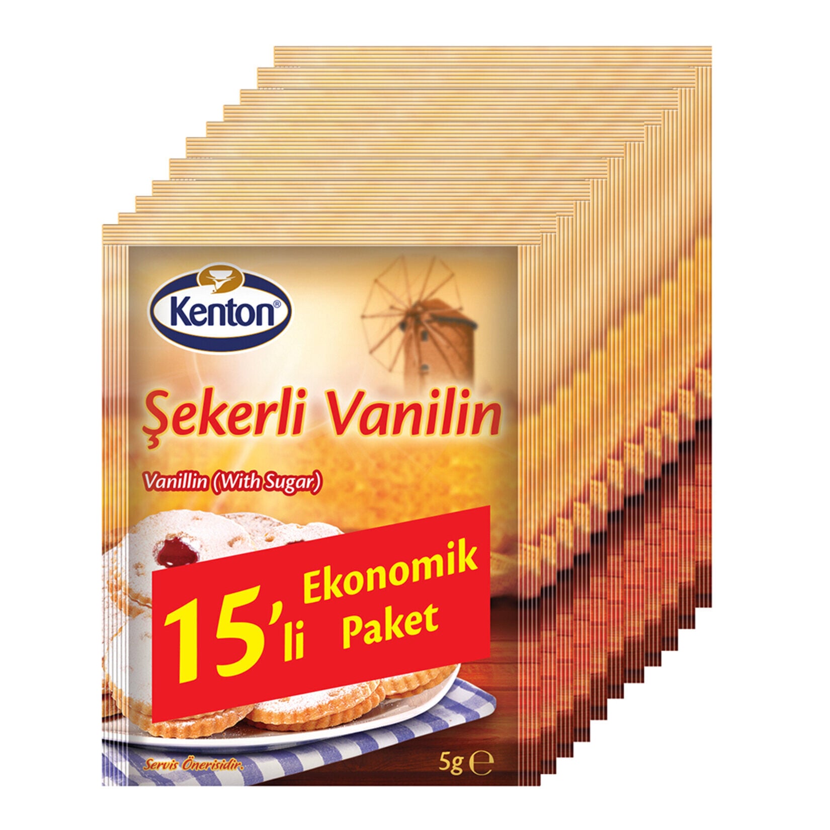 Kenton Şekerli Vanilin 15'li 75 g