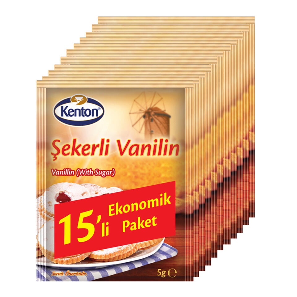 Kenton Şekerli Vanilin 15'li 75 g