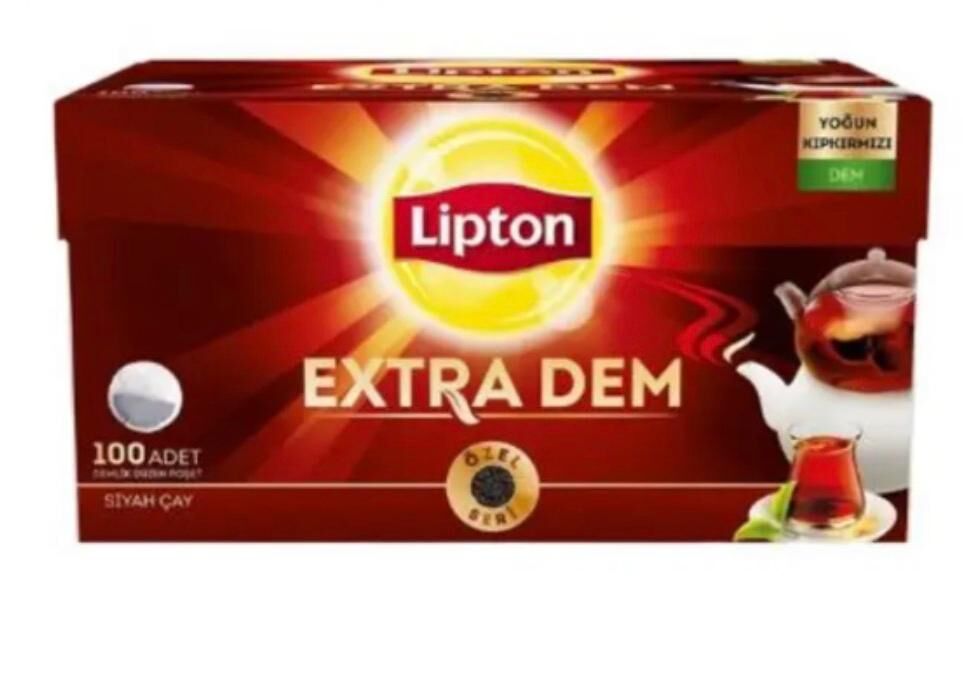 LİPTON YELLOW LABEL EXTRA DEM DEMLİK POŞET ÇAY 100 LÜ