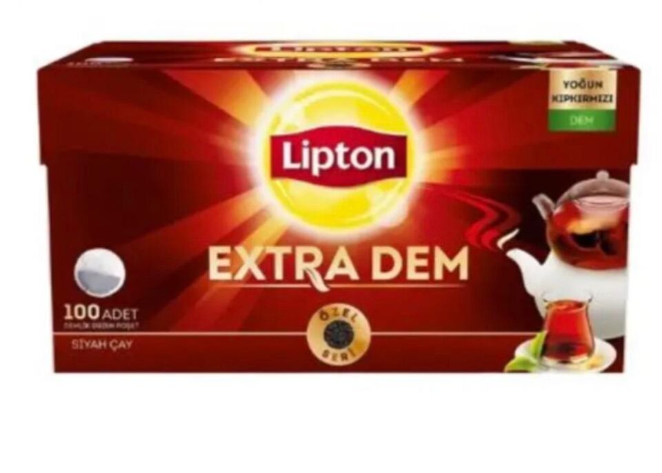 LİPTON YELLOW LABEL EXTRA DEM DEMLİK POŞET ÇAY 100 LÜ
