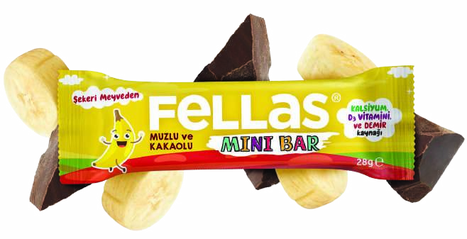 Fellas Kids Meyve Bar Muz ve Kakaolu 28 gr