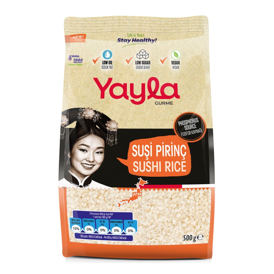Yayla Gurme Sushi Pirinci 500 gr