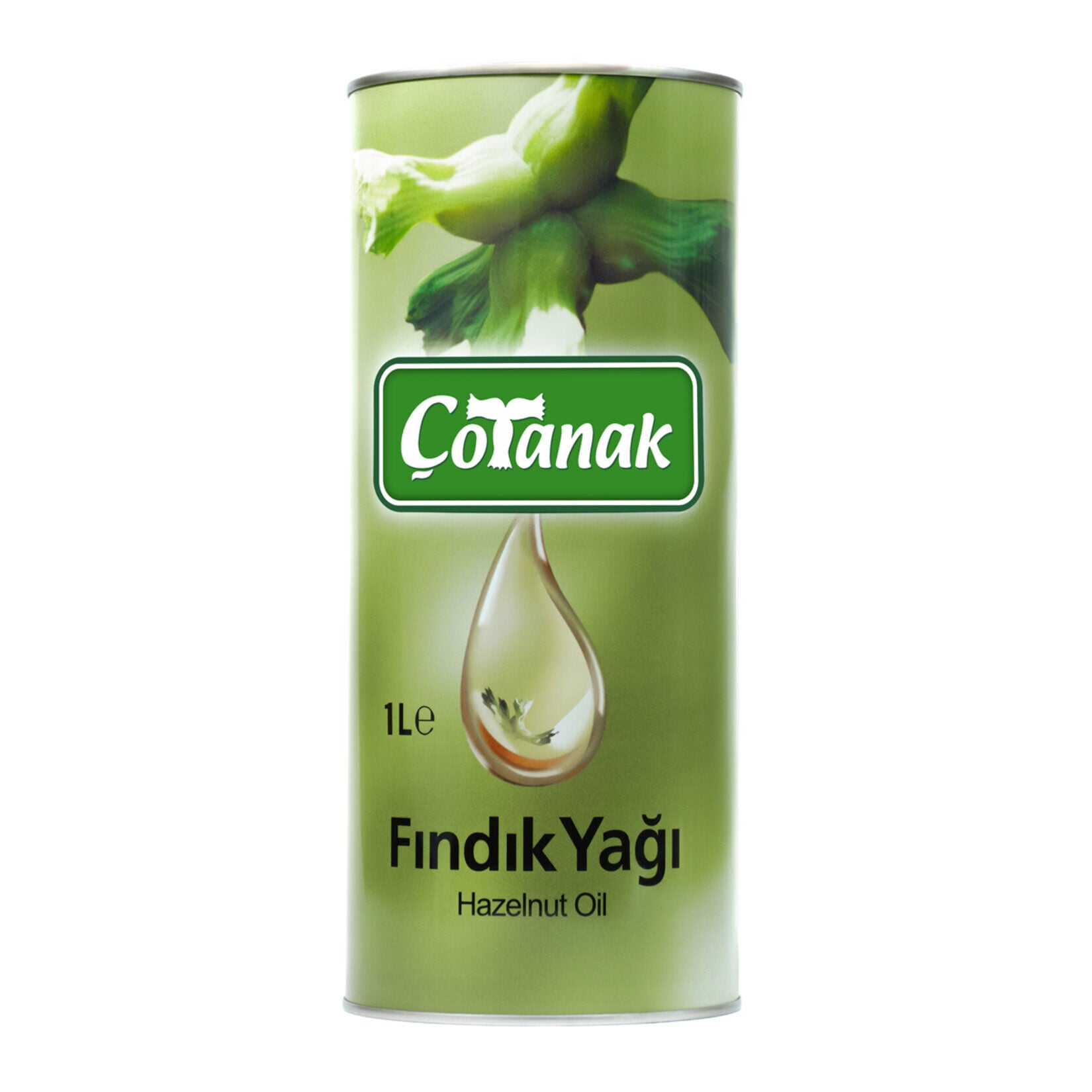 Çotanak Teneke Fındık Yağı 1 L