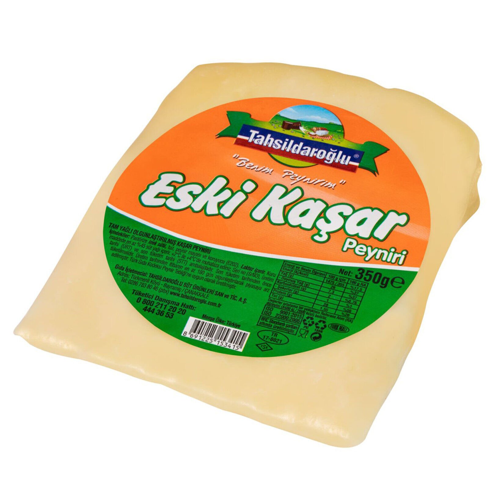 Tahsildaroğlu Eski Kaşar Peyniri 350 Gr