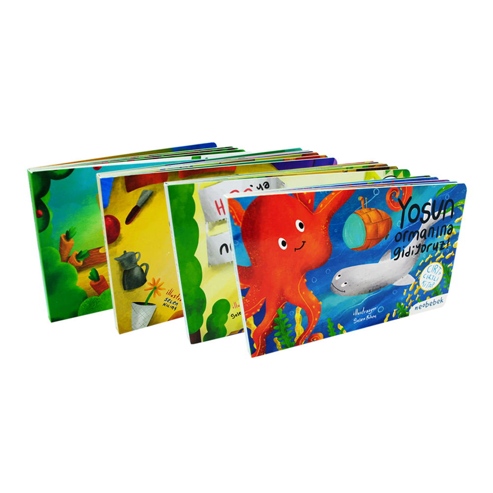 Cırt Cırtlı Kitap 4'lü Set