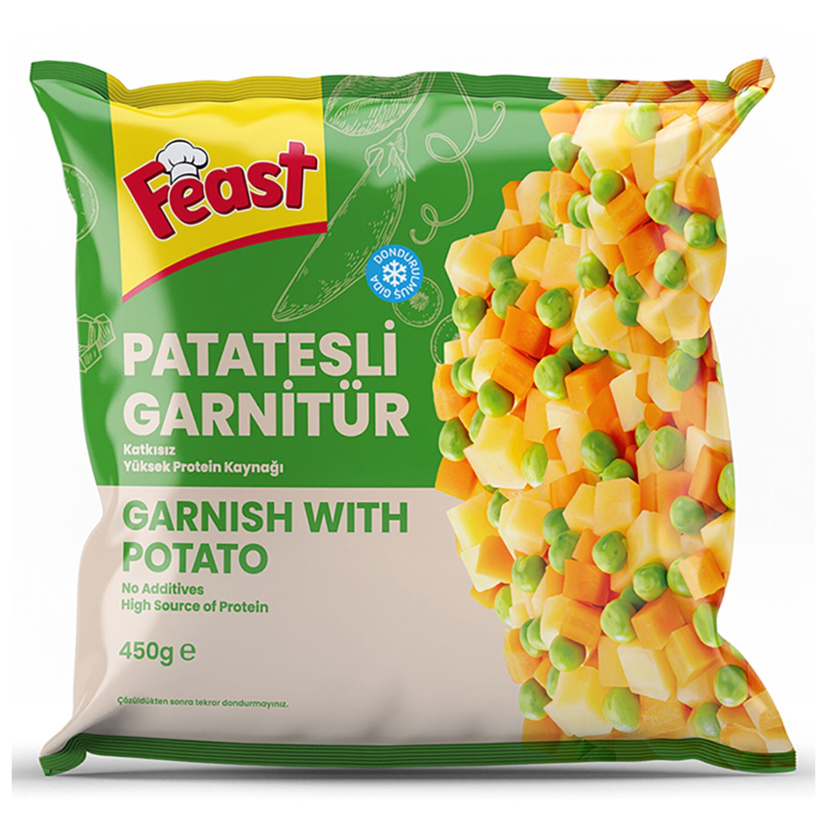 Feast Patatesli Garnitür 450 g