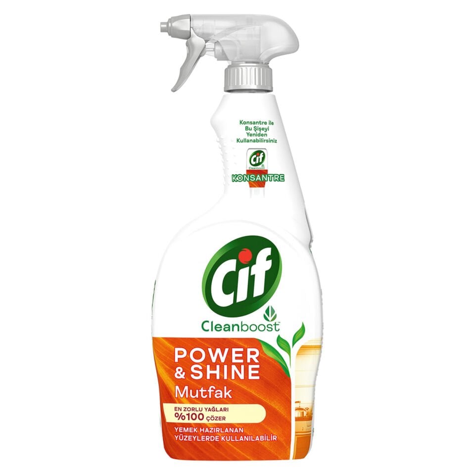 Cif Power&Shine Sprey Mutfak Temizleyici 750 ML