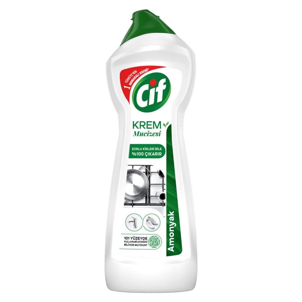 Cif Krem Yüzey Temizleyici Amonyak 750 ML