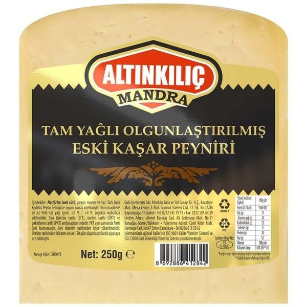 Altınkılıç Mandıra Eski Kaşar Peyniri 250 g