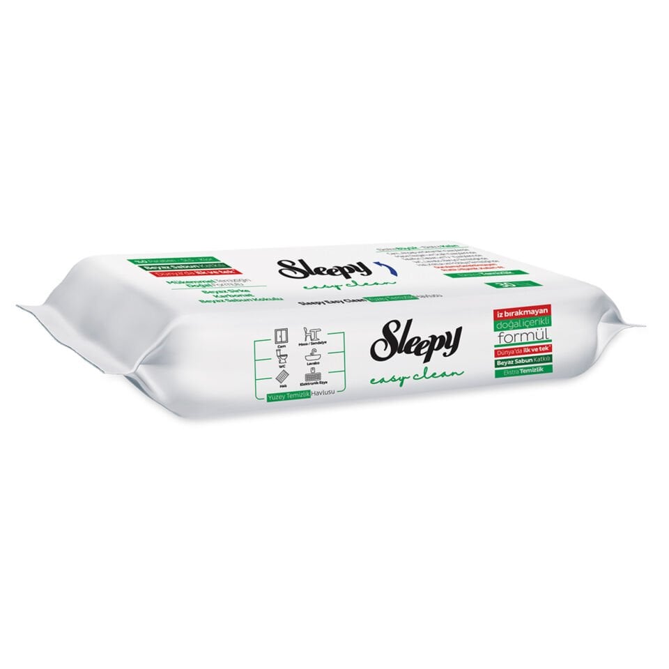 Sleepy Yüzey Temizlik Havlusu Beyaz Sabunlu 100 Lü
