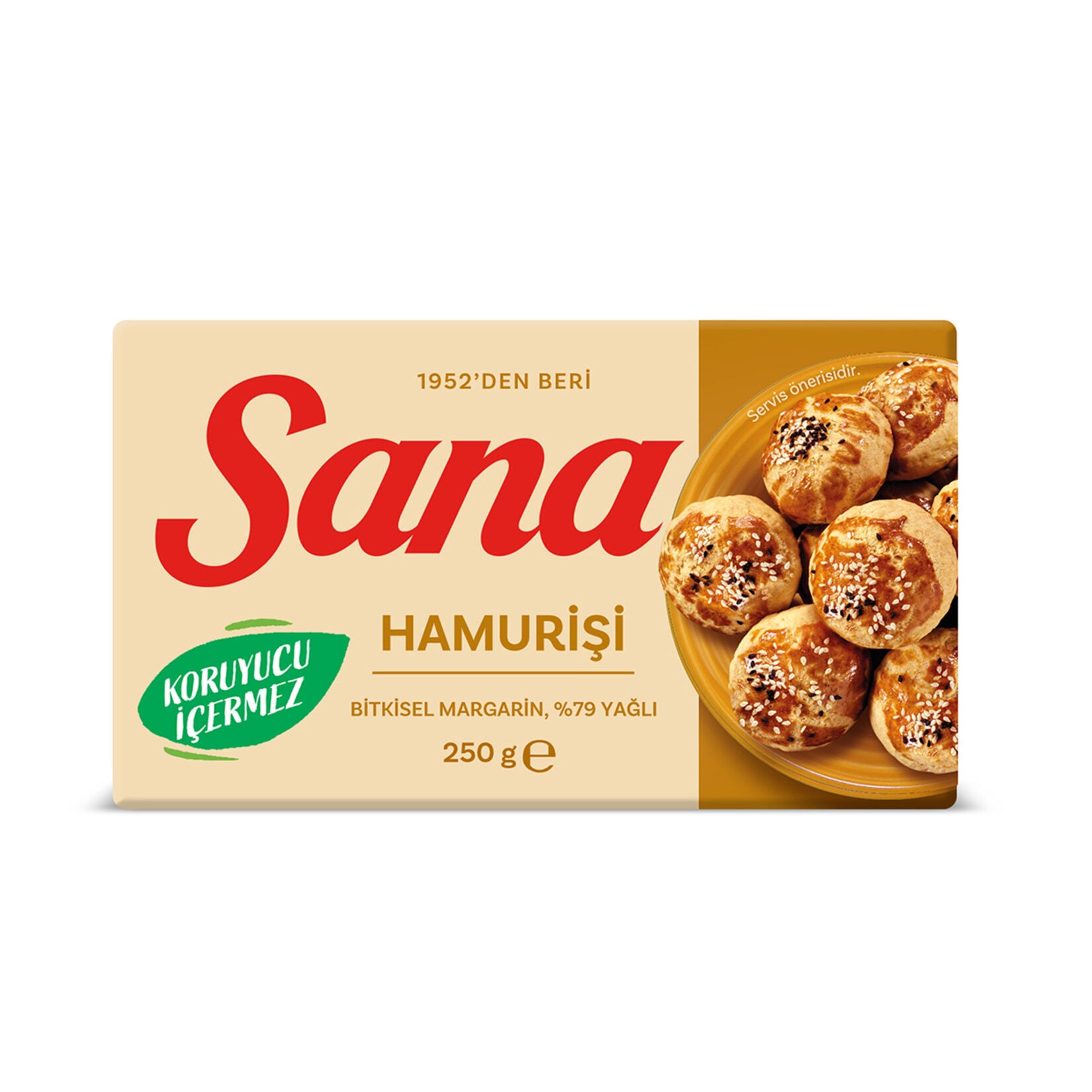 Sana Hamurişi Paket Margarin 250 gr