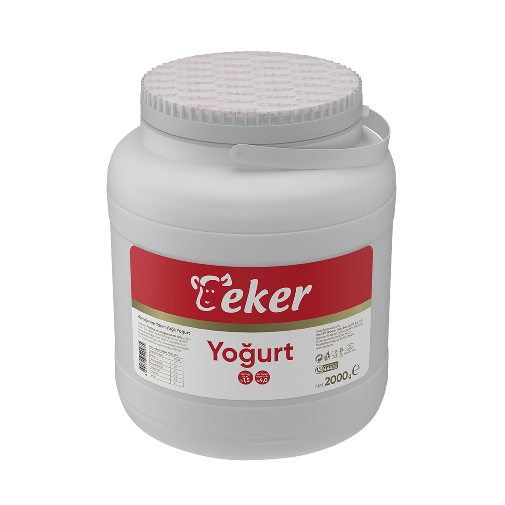 Eker Yarım Yağlı Yoğurt Bidon 2 kg