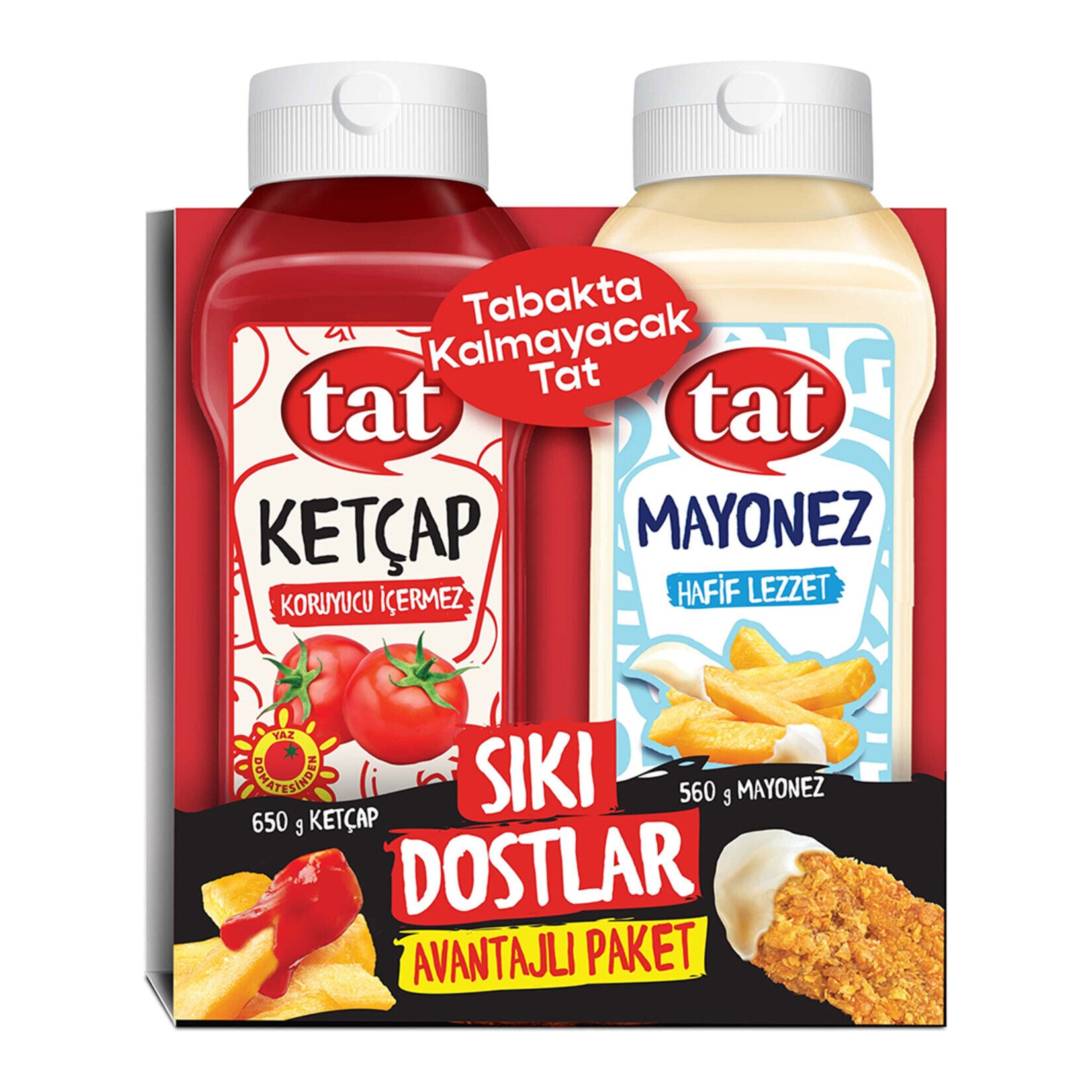 Tat Sıkı Dostlar 650 gr Ketçap & 560 gr Mayonez
