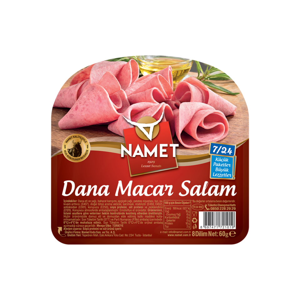 Namet 7/24 Macar Salam 60 gr