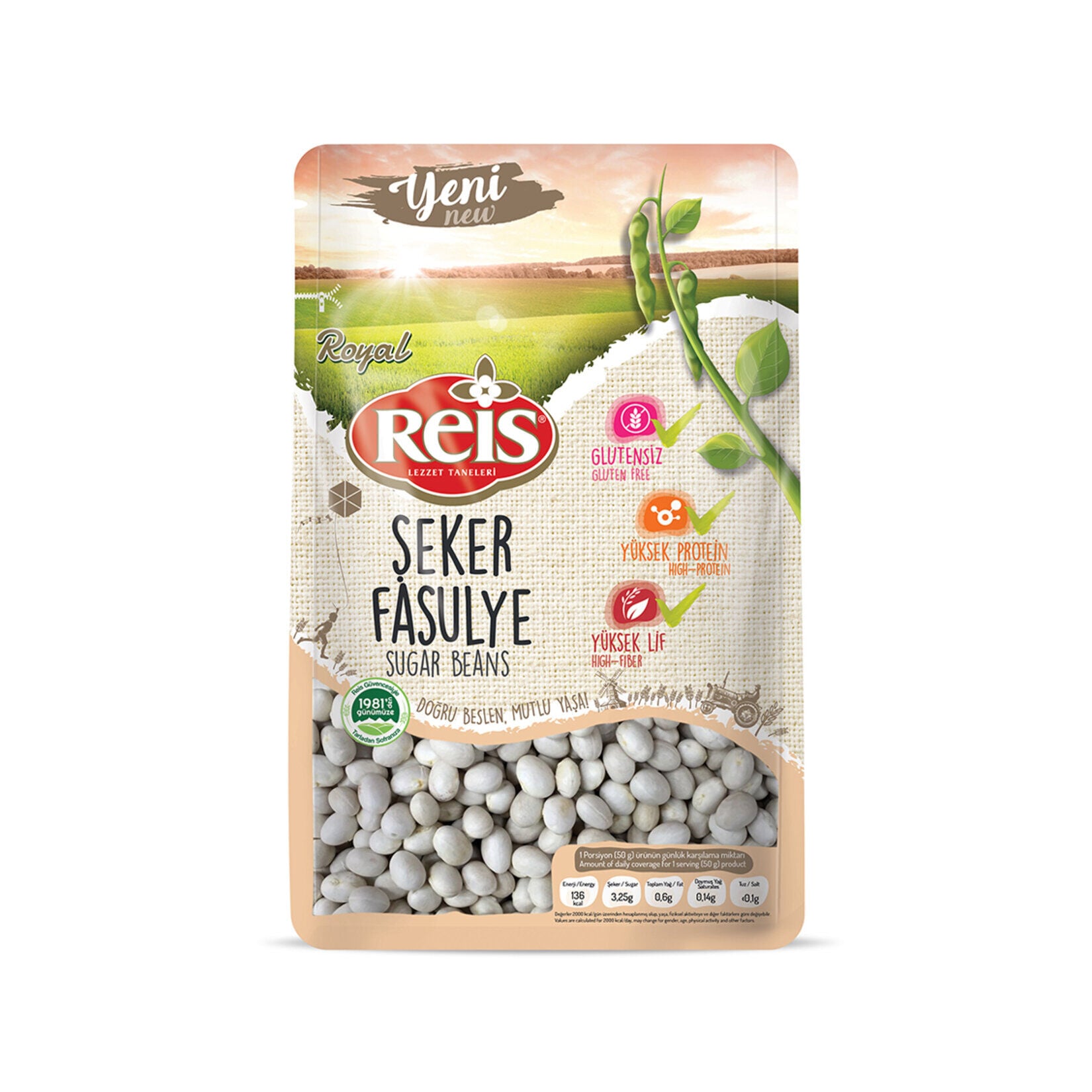 Royal Reis Şeker Fasulye 500 gr