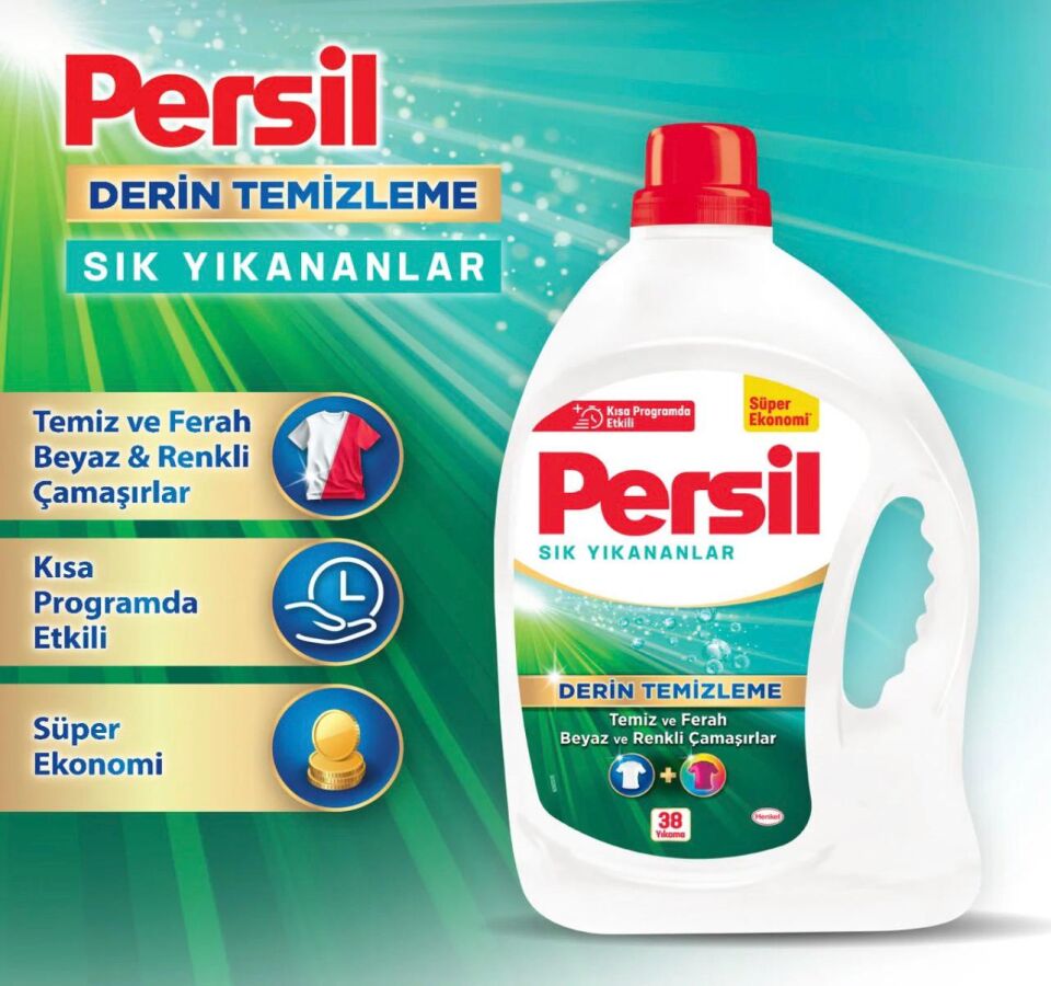 Persil Jel Sık Yıkananlar 38 Yıkama 2.47 L