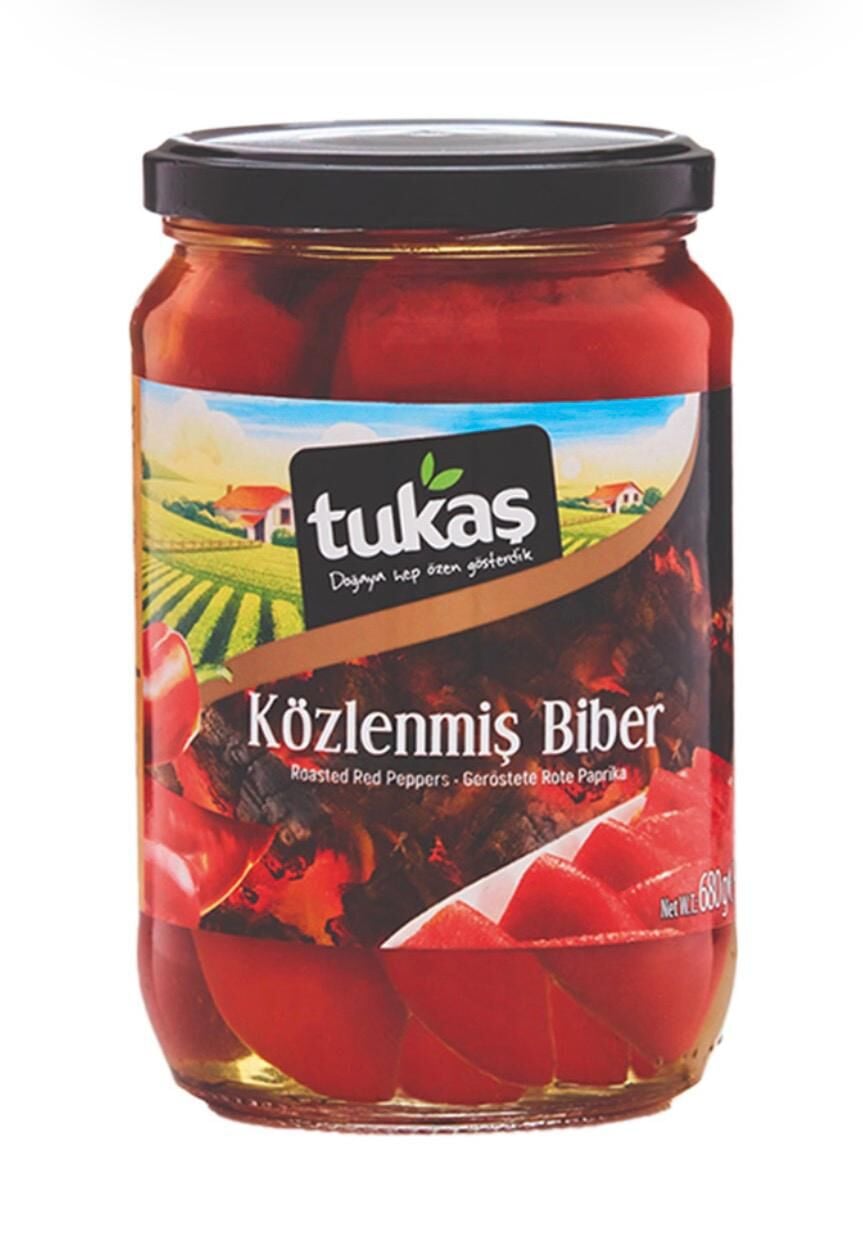 Tukaş Közlenmiş Biber 650 Gr