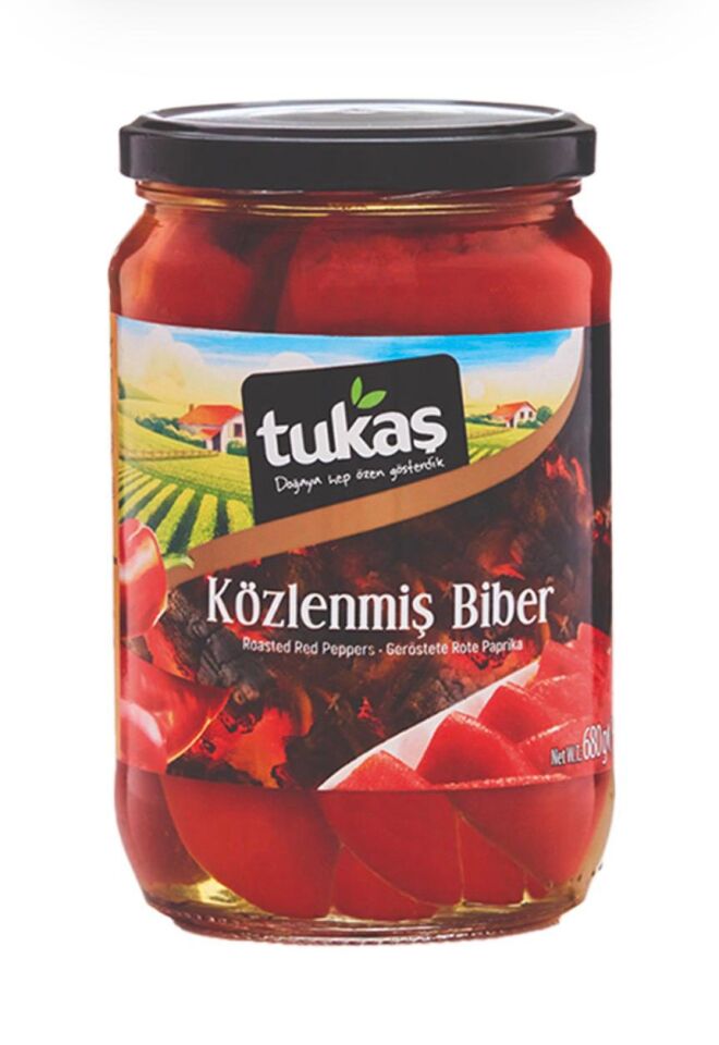 Tukaş Közlenmiş Biber 650 Gr