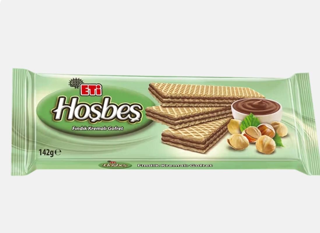 Eti Hoşbeş Fındık Kremalı Gofret 142 G