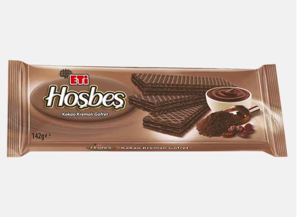 Eti Hoşbeş Kakao Kremalı Gofret 142 g