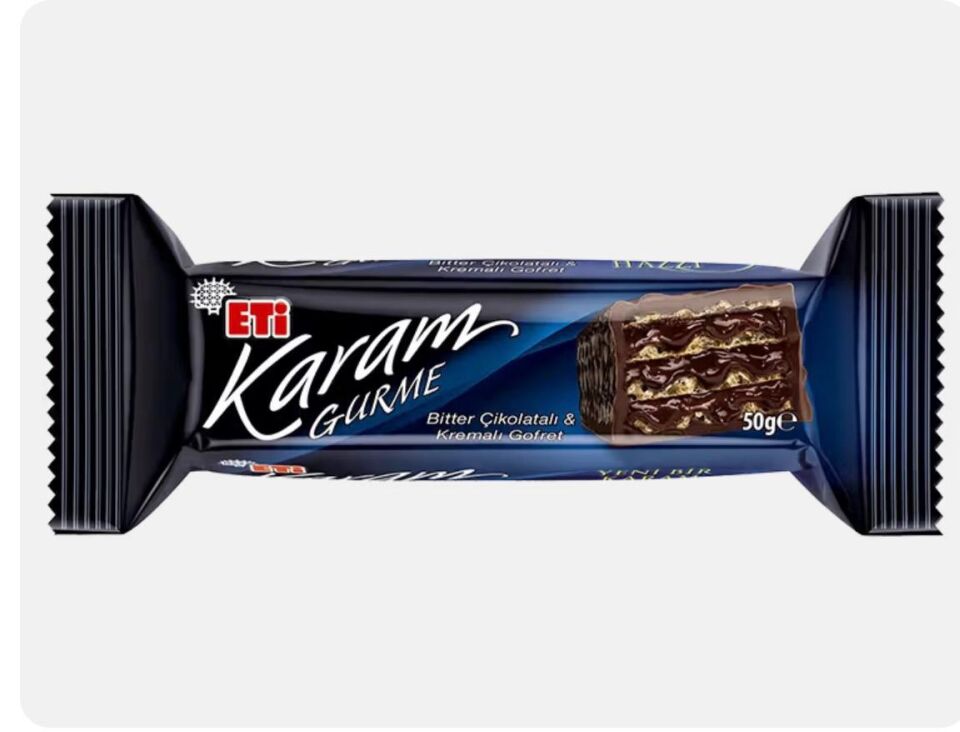 Eti Karam Gurme Bitter Çikolatalı Gofret 50 g