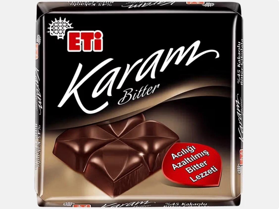 Eti Karam %45 Kakaolu Bitter Çikolata 60 G