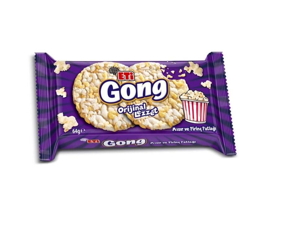 Eti Gong Mısır ve Pirinç Patlağı 64 G