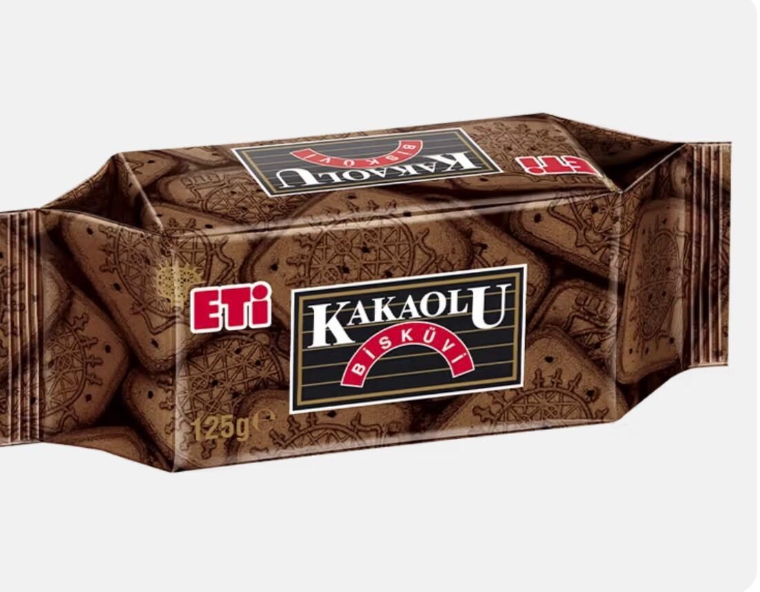 Eti Kakaolu Bisküvi 125 G