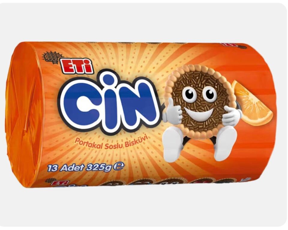Eti Cin Portakallı Bisküvi 325 G