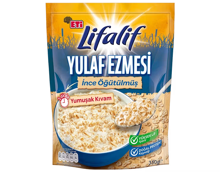 Eti Lifalif İnce Öğütülmüş Yulaf Ezmesi  350 g