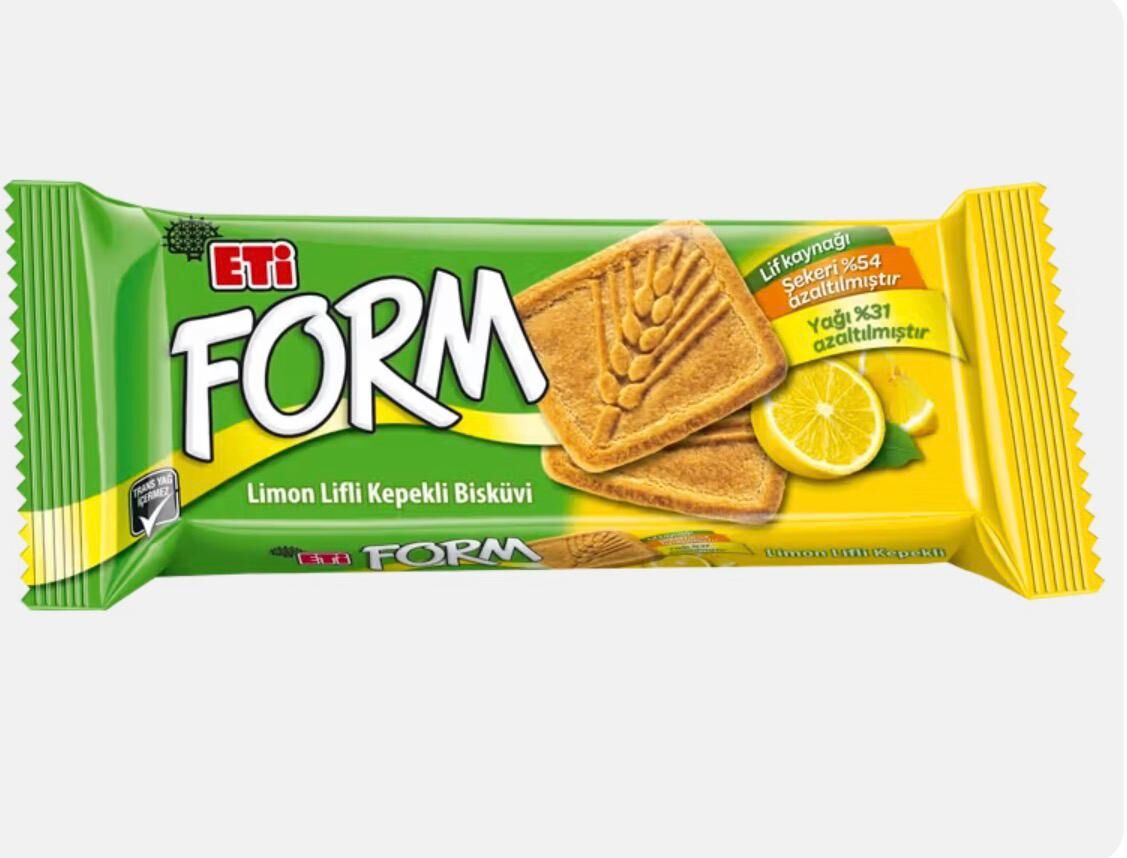 Eti Form Limon Lifli Kepekli Bisküvi 50 G