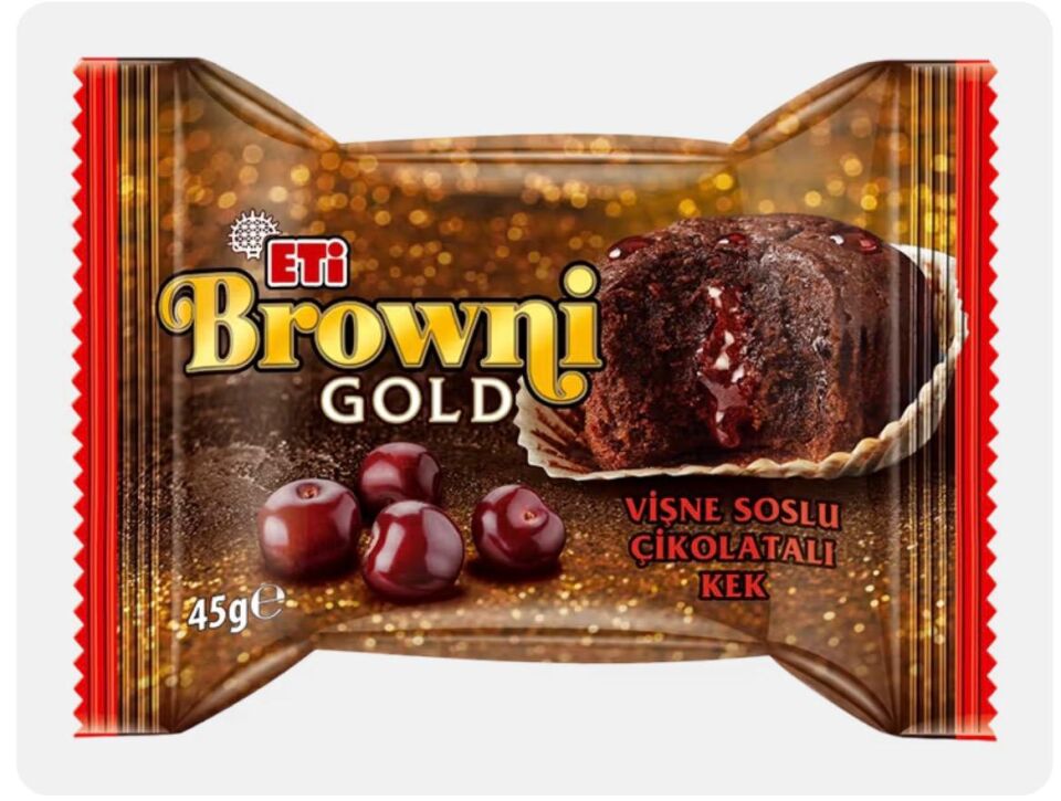 Eti Browni Gold Vişneli Çikolatalı Kek 45 G