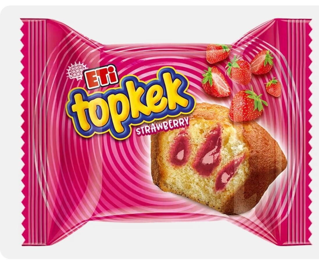 Eti Topkek Çilekli Kek 40 G