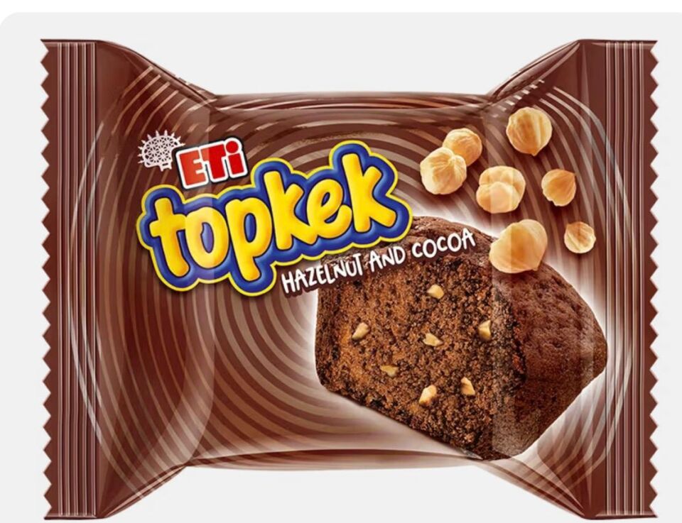 Eti Topkek Fındıklı Kakaolu Kek 35 G
