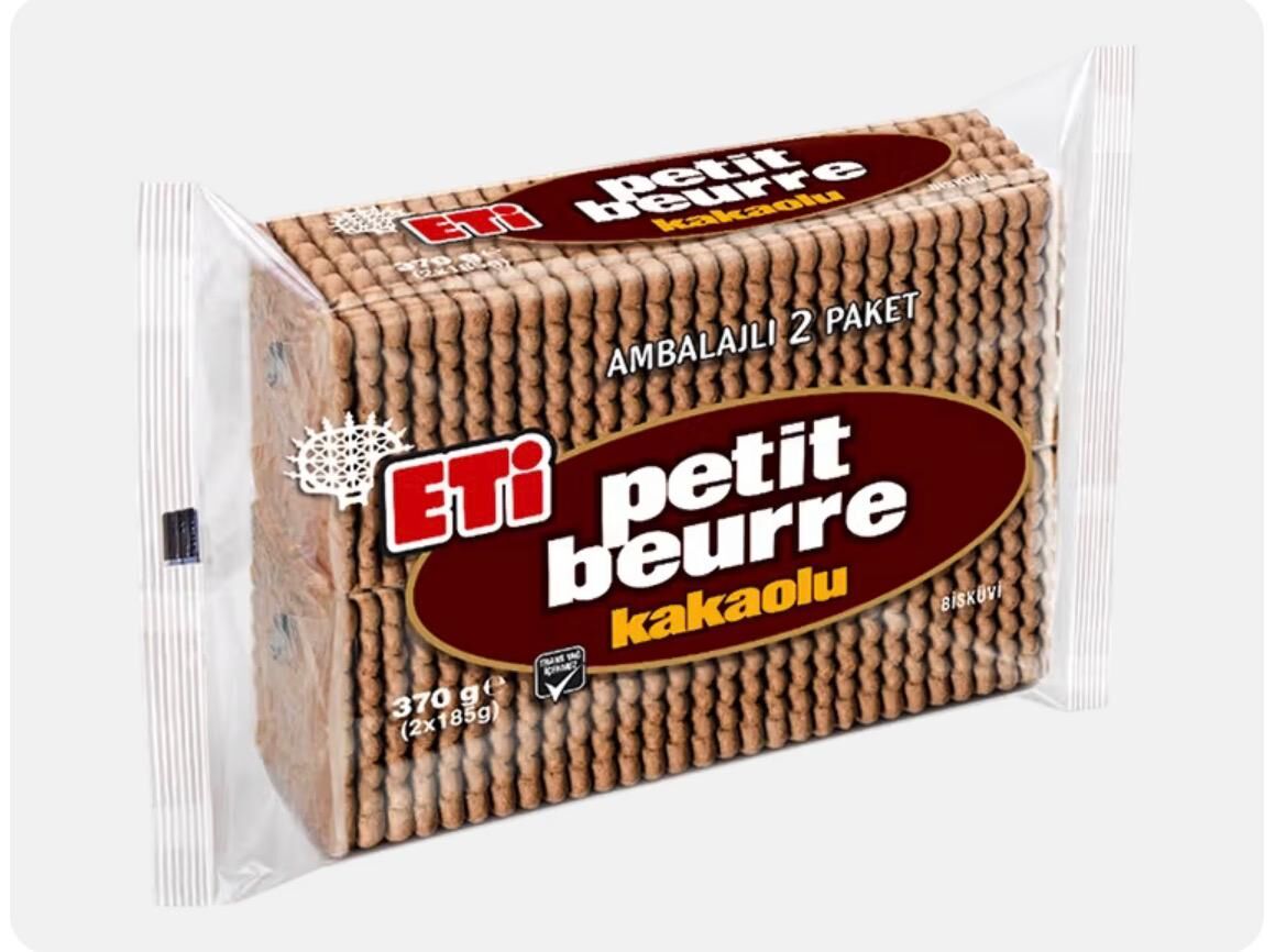 Eti Petit Beurre Kakaolu Bisküvi 370 G
