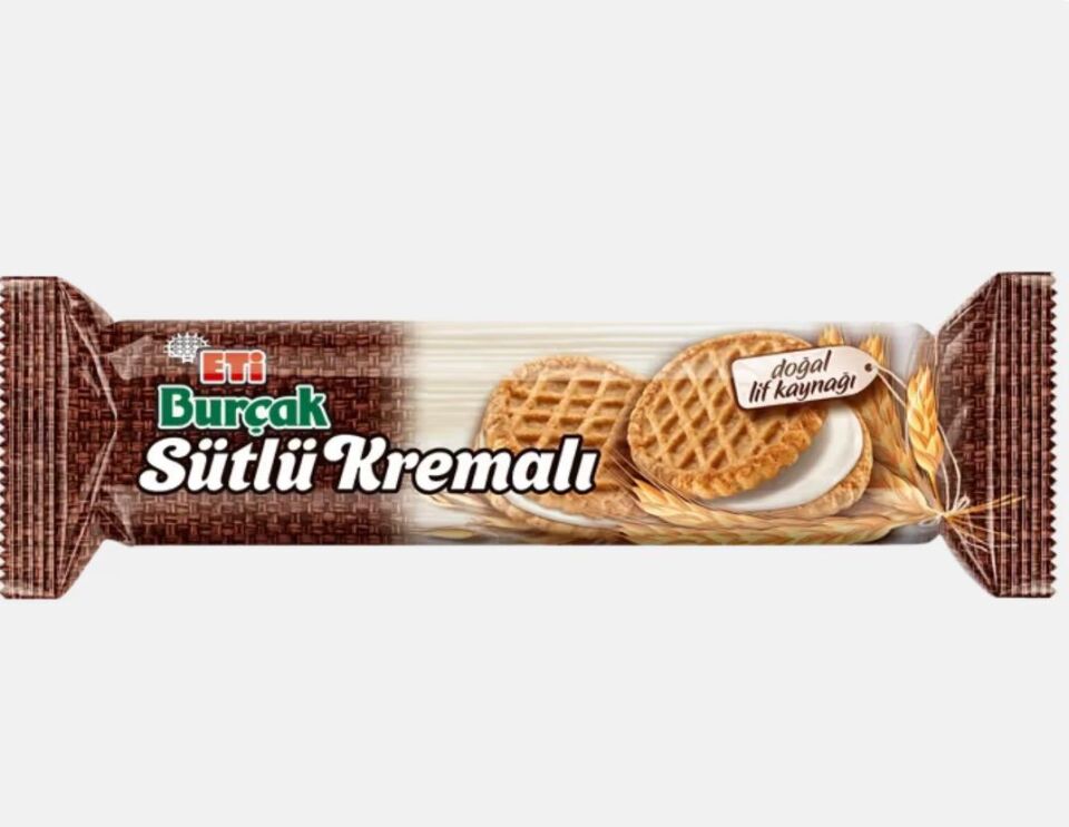 Eti Burçak Sütlü Kremalı Yulaflı Bisküvi 100 G