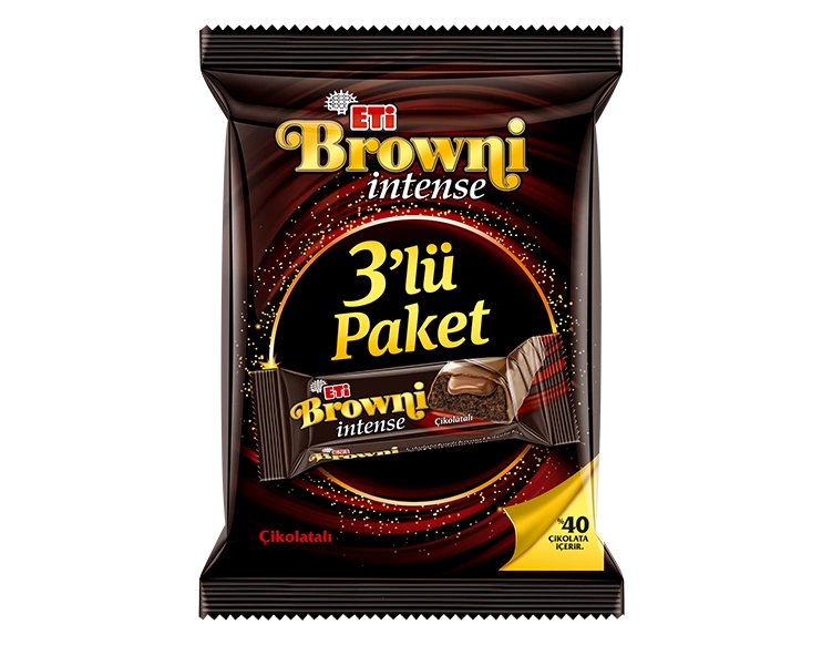 Eti Browni Intense Çikolatalı Kek 3x50 g