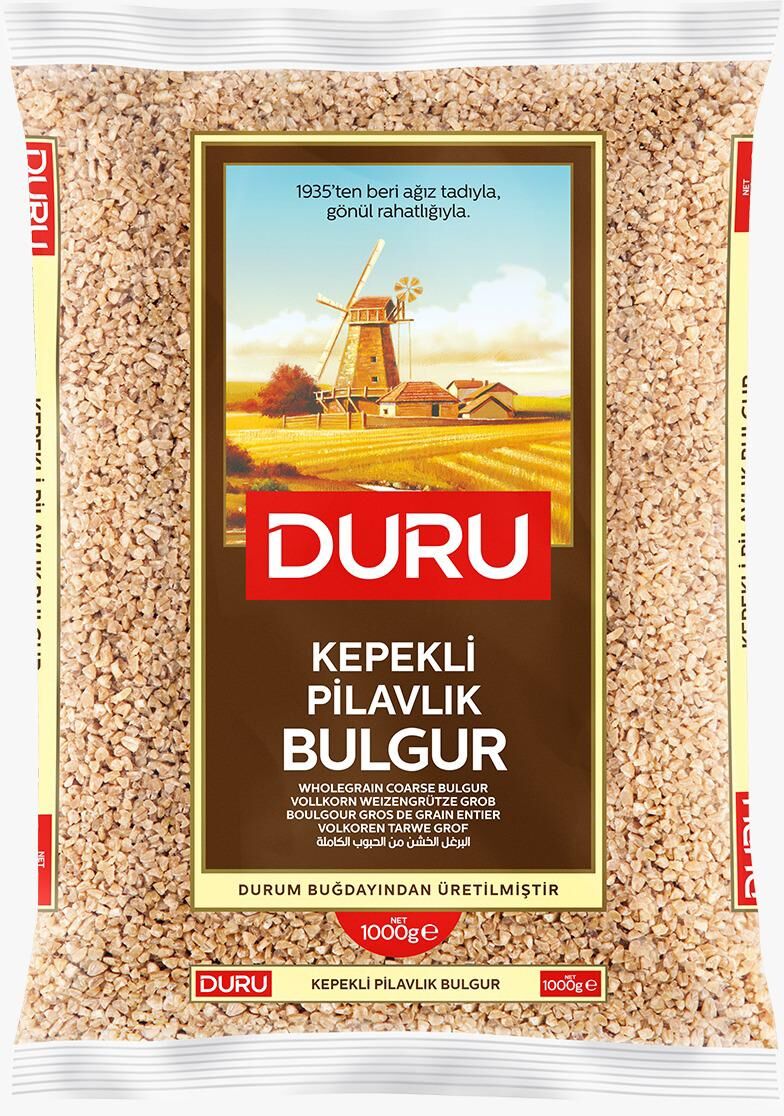 Duru Kepekli Pilavlık Bulgur 1 Kg