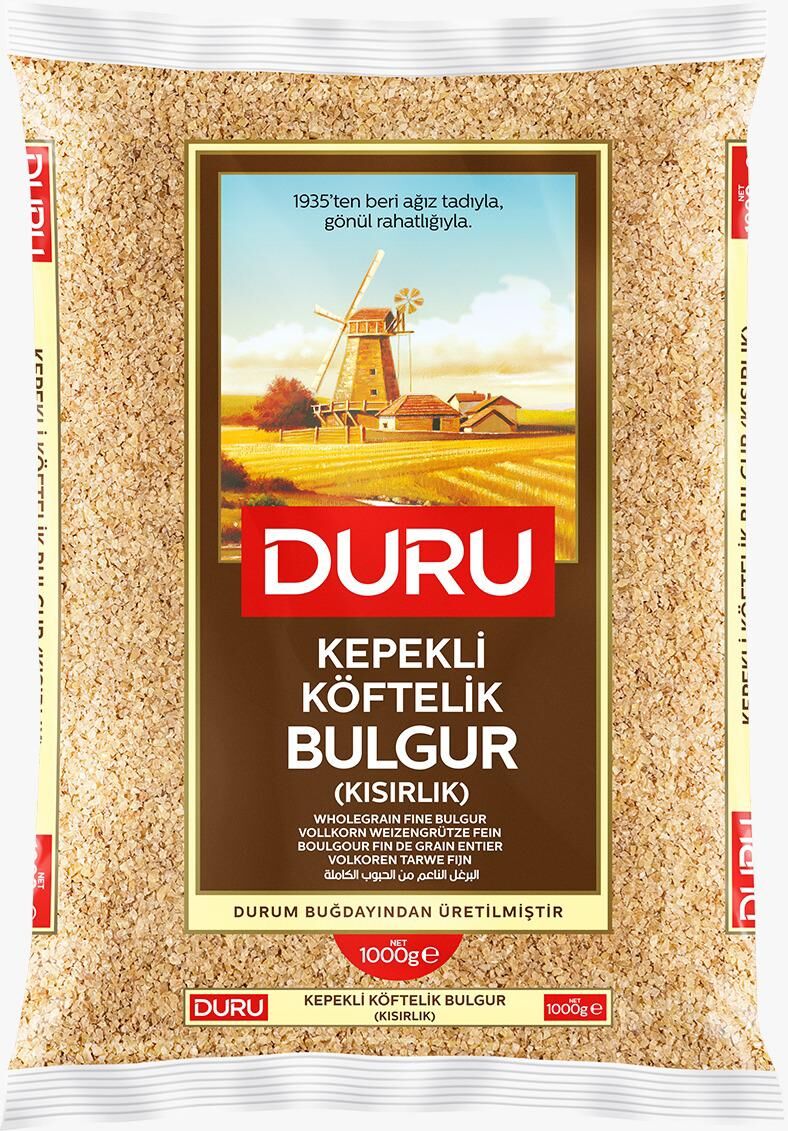 Duru Kepekli Köftelik Bulgur 1 Kg