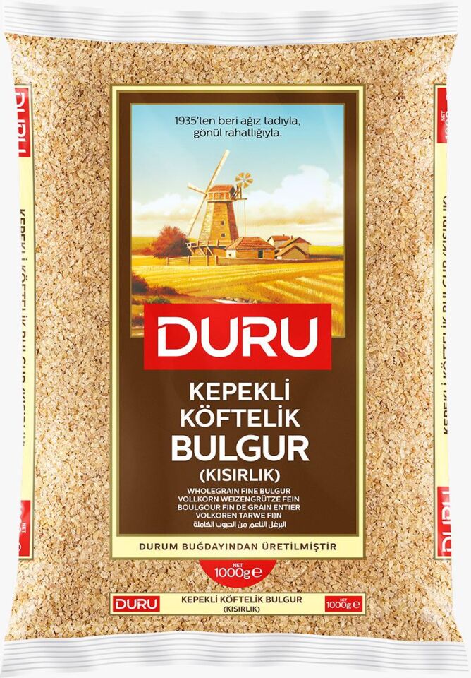 Duru Kepekli Köftelik Bulgur 1 Kg
