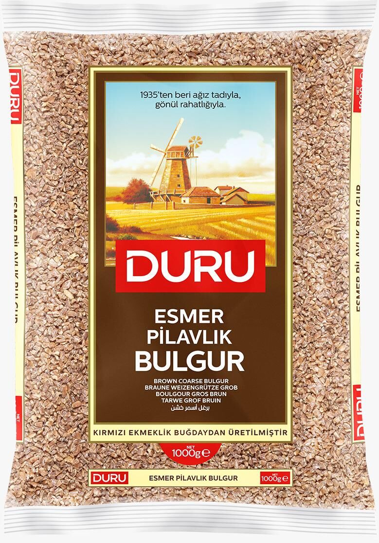 Duru Esmer Pilavlık Bulgur 1 Kg