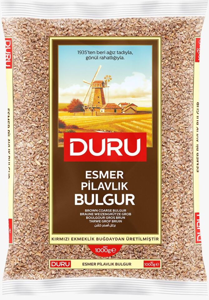 Duru Esmer Pilavlık Bulgur 1 Kg