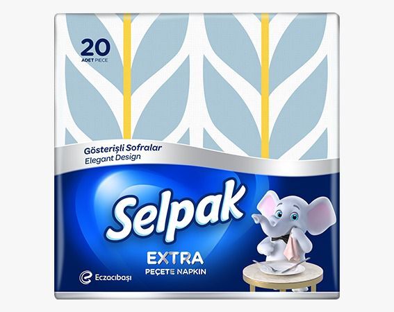 Selpak Extra Desenli Peçete 20'li